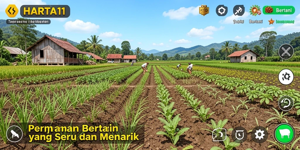 Tampilan antarmuka HARTA11 yang interaktif dan menarik.